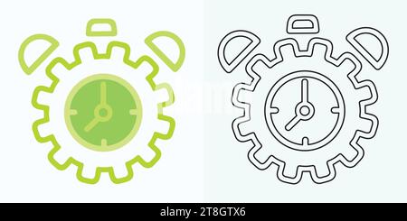 Passage of time icon. Passage of time. Timer logo. Watch icon illustration vector design Stock Vector