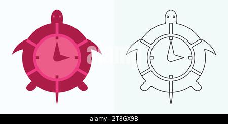Passage of time icon. Passage of time. Timer logo. Watch icon illustration vector design Stock Vector