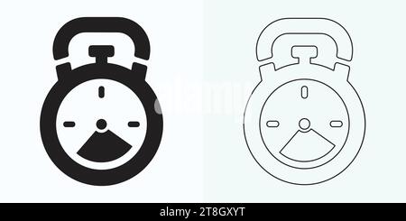 Passage of time icon. Passage of time. Timer logo. Watch icon illustration vector design Stock Vector