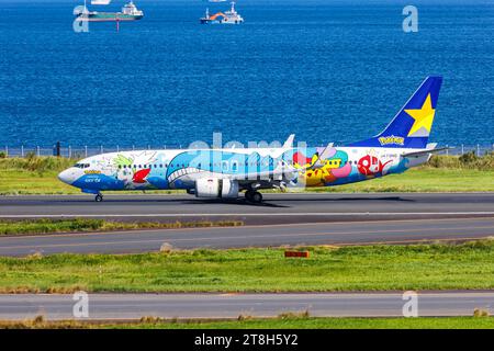 Tokyo, Japan - October 6, 2023: Skymark Airlines Boeing 737-800