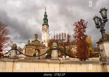 19 10 2022: view of a famous Catholic Jasna Gora monastery in Czestochowa, Poland Stock Photo