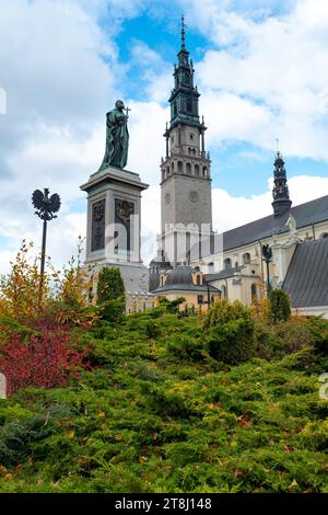 19 10 2022: view of a famous Catholic Jasna Gora monastery in Czestochowa, Poland Stock Photo