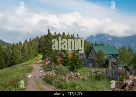 The beautiful nature of Rugova canyon in the countryside of Kosovo Stock Photo