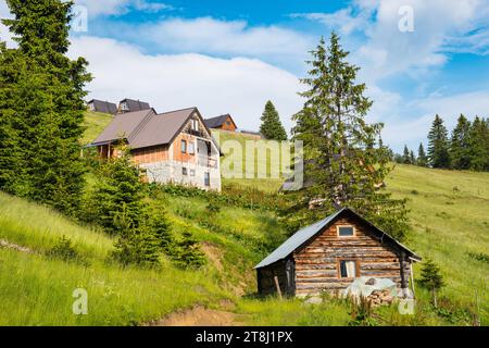 The beautiful nature of Rugova canyon in the countryside of Kosovo Stock Photo