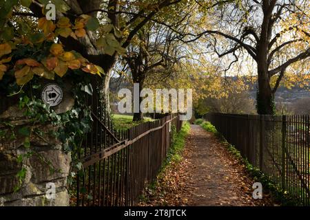 Cotswold Way, Sion Hill, Bath, Somerset, England Stock Photo