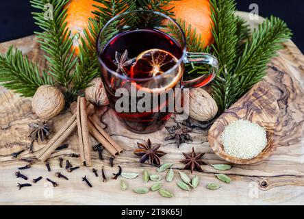 glass grogg with spikes Stock Photo