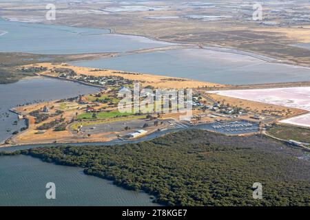 Aerial view of St Kilda, South Australia Stock Photo