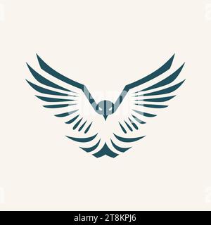 Command attention with our vector eagle emblem. Majestic and powerful, this symbol of strength and freedom adds a regal touch to your designs. Stock Vector