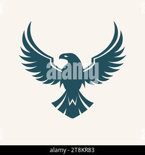 Command attention with our vector eagle emblem. Majestic and powerful, this symbol of strength and freedom adds a regal touch to your designs. Stock Vector