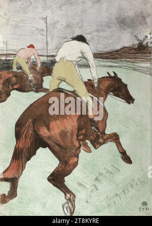 ‘Le Jockey’, Henri de Toulouse-Lautrec, 1899 print Paris paper jockey ...