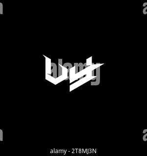 VY Premium emblem logo initial esport and gaming design concept Stock Vector