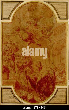 Drawing by Baldassare Franceschini (il Volterrano) depicting a ...