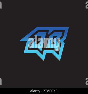JB initial inspiration logo design esport and gaming clan ideas Stock Vector