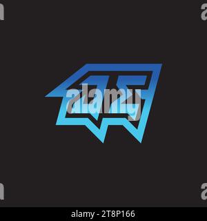 JE initial inspiration logo design esport and gaming clan ideas Stock Vector