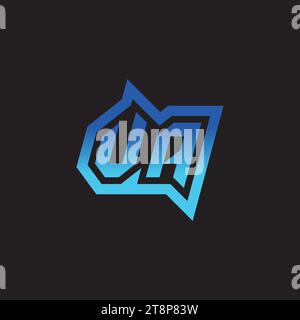 VA initial inspiration logo design esport and gaming clan ideas Stock Vector
