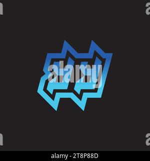 YY initial inspiration logo design esport and gaming clan ideas Stock Vector