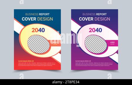 Corporate Business Book Covers, Brochures, Flyers, Leaflets, Magazines, Posters, Annual reports, Portfolios, and Banners Design Template. Stock Vector