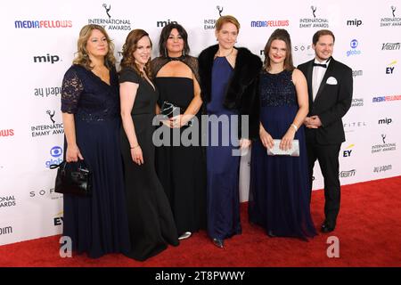 VIPs attending the 2023 International Emmy Awards at the New York Hilton in New York, NY, November 20, 2023. (Photo by Efren Landaos/Sipa USA) Stock Photo