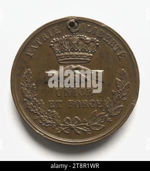 Anniversary of the 30th of July 1830, national holiday in Nantes, 1851 ...