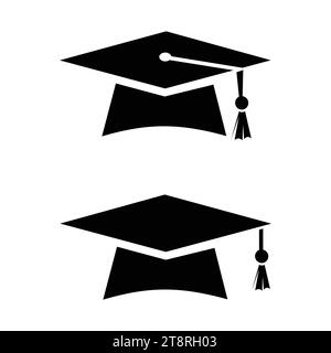 Graduation Cap Icon - Stock Vector