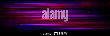 Pink and red line streaks with high speed motion light effect. Realistic vector illustration of neon energy flare action of fast glow movement. Veloci Stock Vector
