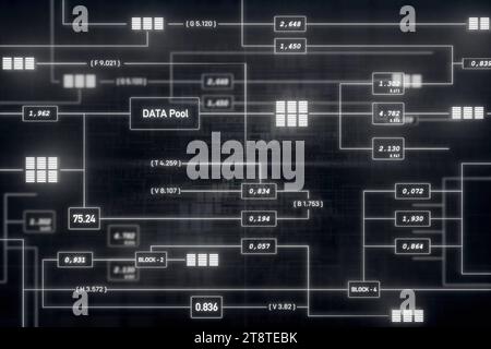 Node tree, digital switch board in the industry. Node tree. Digital ...