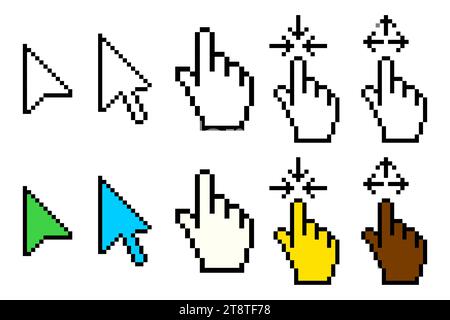 mouse cursor arrow line style Stock Vector Image & Art - Alamy