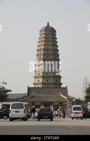 Famen Temple Pagoda, Near Baoji, Shaanxi Province, China Stock Photo