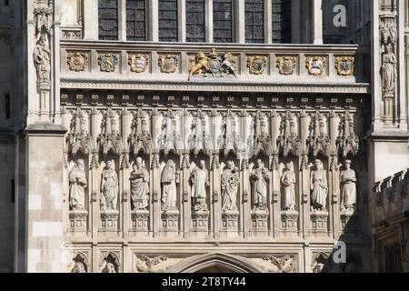 Westminster Abbey 10 Martyrs of the 20th Century, London, England, UK Stock Photo