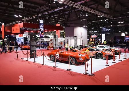 A general view of a fair stand at Milano AutoClassica at Rho Fieramilano at Rho Fieramilano on November 19, 2023 in Milan, Italy (Photo by Alessandro Bremec/NurPhoto) Stock Photo