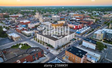 Delaware County Court Administration building in downtown Muncie ...