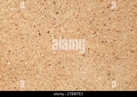 Crushed cork tree, background uniform texture, close-up macro top view Stock Photo