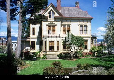 The Historic Flavel House, Astoria, Oregon Stock Photo