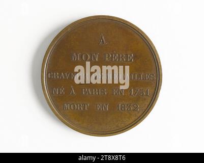 Nicolas-Marie Gatteaux (1751-1832), French medal engraver, 1832, Gatteaux, Jacques-Edouard, Medal engraver, Array, Numismatics, Medal, Dimensions - Work: Diameter: 5 cm, Weight (type dimension): 59.61 g Stock Photo