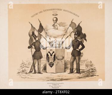 WAPPEN DER ÖSTERREICHISCHEN NATIONALGARDE, 1848', Eugen Schwartz ...