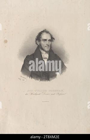 JOS. JULIUS CZERMAK. der Heilkunde Doctor und Professor', Josef Kriehuber (1800-1876), lithographer, 1832, paper, lithograph, height 47.2 cm, width 33 cm, fine arts, fine arts, estate of Constantin von Wurzbach, portrait, man, The Vienna Collection Stock Photo