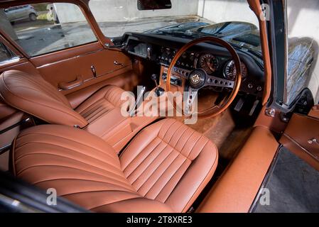 Series 1.5 Jaguar E Type 4.3 Fixed Head Coupe classic British sports car Stock Photo