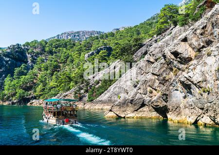 GREEN CANYON, Mountains in Alanya, Turkey Stock Photo