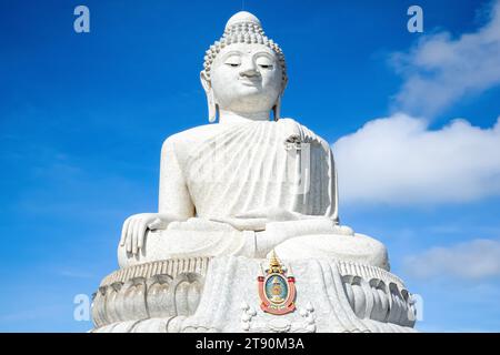 Phuket, Thailand - November 6, 2023: White marble Phuket Big Buddha ...