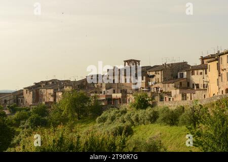 Italy, toskana colle di val d'elsa centro storico Stock Photo