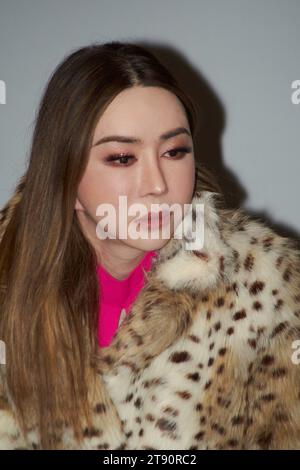 Anne Jakkaphong Jakrajutati Press Conference November 20, 2023, Mexico City, Mexico: The new Miss Universe, the Thai businesswoman Founder & CEO of JKN Global Group Public Limited Anne Jakkaphong Jakrajutatip attends a press conference at Torre Mayor. on November 20, 2023 in Mexico City, Mexico. Photo By Jaime Nogales/ Eyepix Group Mexico City Mexico Copyright: xJaimexNogalesxxEyepixxGroupx Credit: Imago/Alamy Live News Stock Photo