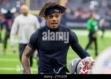 Houston, TX, USA. 19th Nov, 2023. Houston Texans wide receiver Tank Dell leaves the field after a game between the Arizona Cardinals and the Houston Texans in Houston, TX. Trask Smith/CSM/Alamy Live News Stock Photo