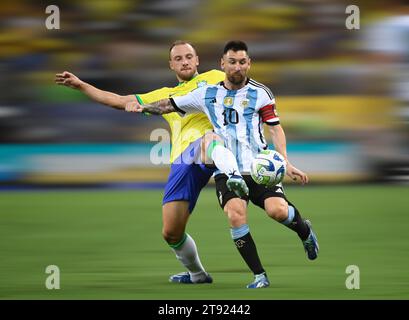 Rio de Janeiro-Brazil, November 21, 2023, 2026 World Cup qualifiers, match between the Brazil and Argentina teams at the Maracanã stadium, Credit: Andre Paes/Alamy Live News Stock Photo