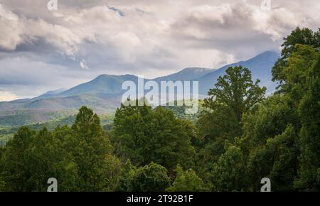 Great Smoky Mountains National Park in North Carolina Stock Photo