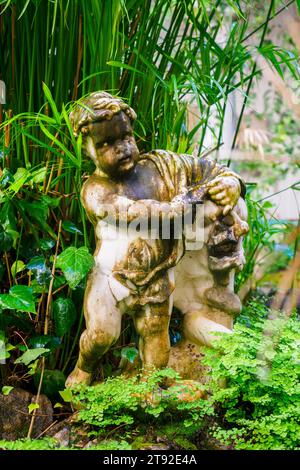 Putto statue in the Antonino Salinas Regional Archaeological Museum - Palermo, Sicily Stock Photo