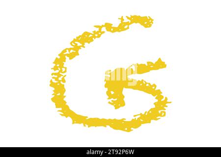 crayon emphasis arrow. Hand drawn black charcoal symbols for hand drawn diagrams. Doodle simple underline icon. Vector illustration isolated on white Stock Vector