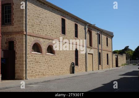 Architectural details of Fremantle's West End: along High Street and Cliff Streets, late Victorian and Edwardian architecture Stock Photo