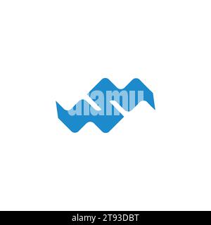 letter s abstract waves logo vector Stock Vector
