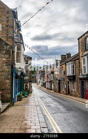 Pateley Bridge (known locally as Pateley) is a market town in Nidderdale in the county and district of North Yorkshire, England. Historically part of Stock Photo