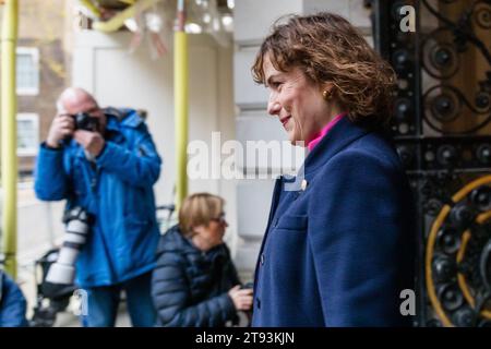 Downing Street, London, UK. 22nd November 2023.  Victoria Atkins MP, Secretary of State for Health and Social Care, attends the weekly Cabinet Meeting at 10 Downing Street. Photo by Amanda Rose/Alamy Live News Stock Photo